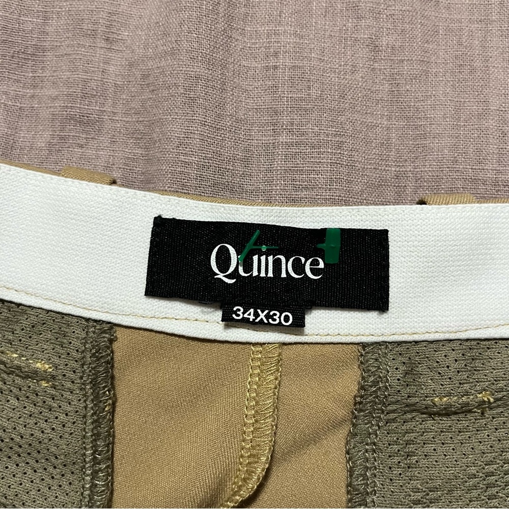 NWT Quince ProTech Golf Pants Men's Khaki Chinos Size 34x30 Athletic - Picture 5 of 7
